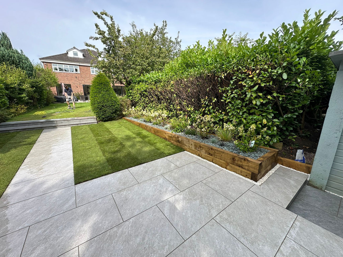 Quartz Light Porcelain 900 x 600 Paving Slabs - Paving Shopper
