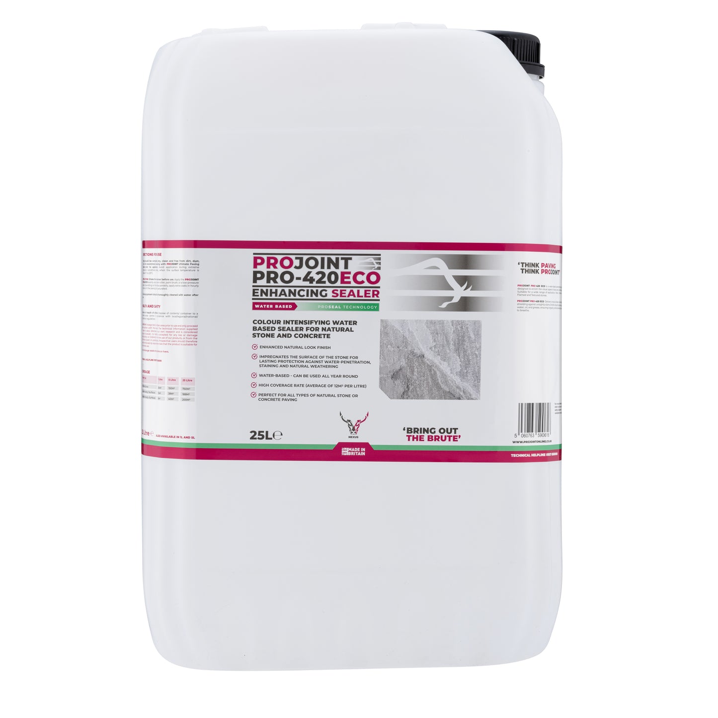 PRO-420ECO - Water Based Paving Sealer - Colour Intensifier - Paving Shopper