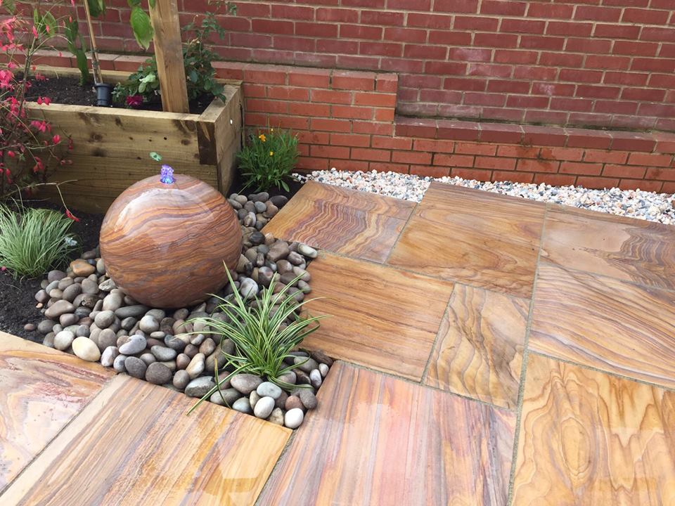 Rainbow Indian Sandstone Paving - Paving Shopper
