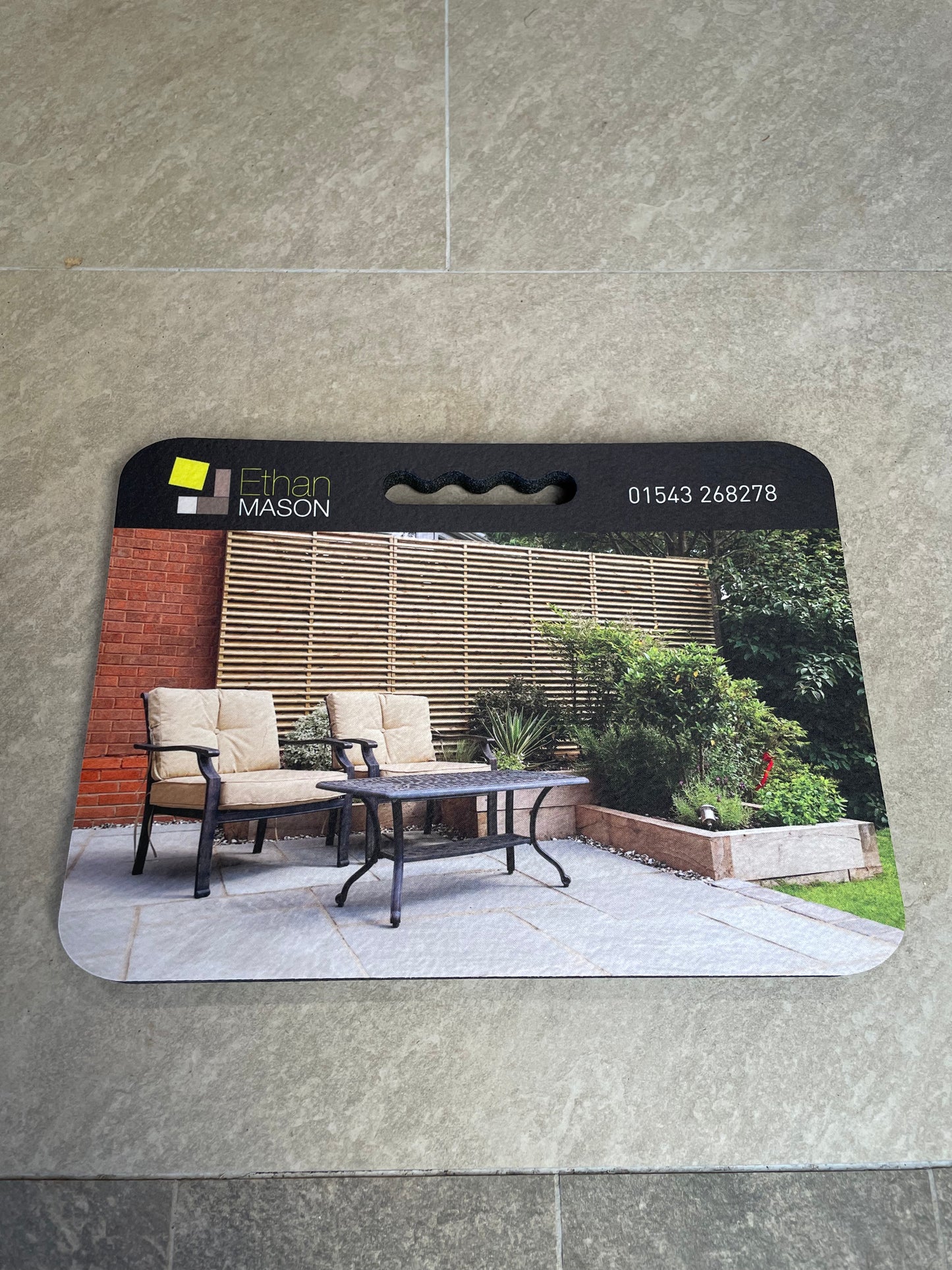 Ethan Mason Branded Kneelpad 47cm x 34cm - Paving Shopper