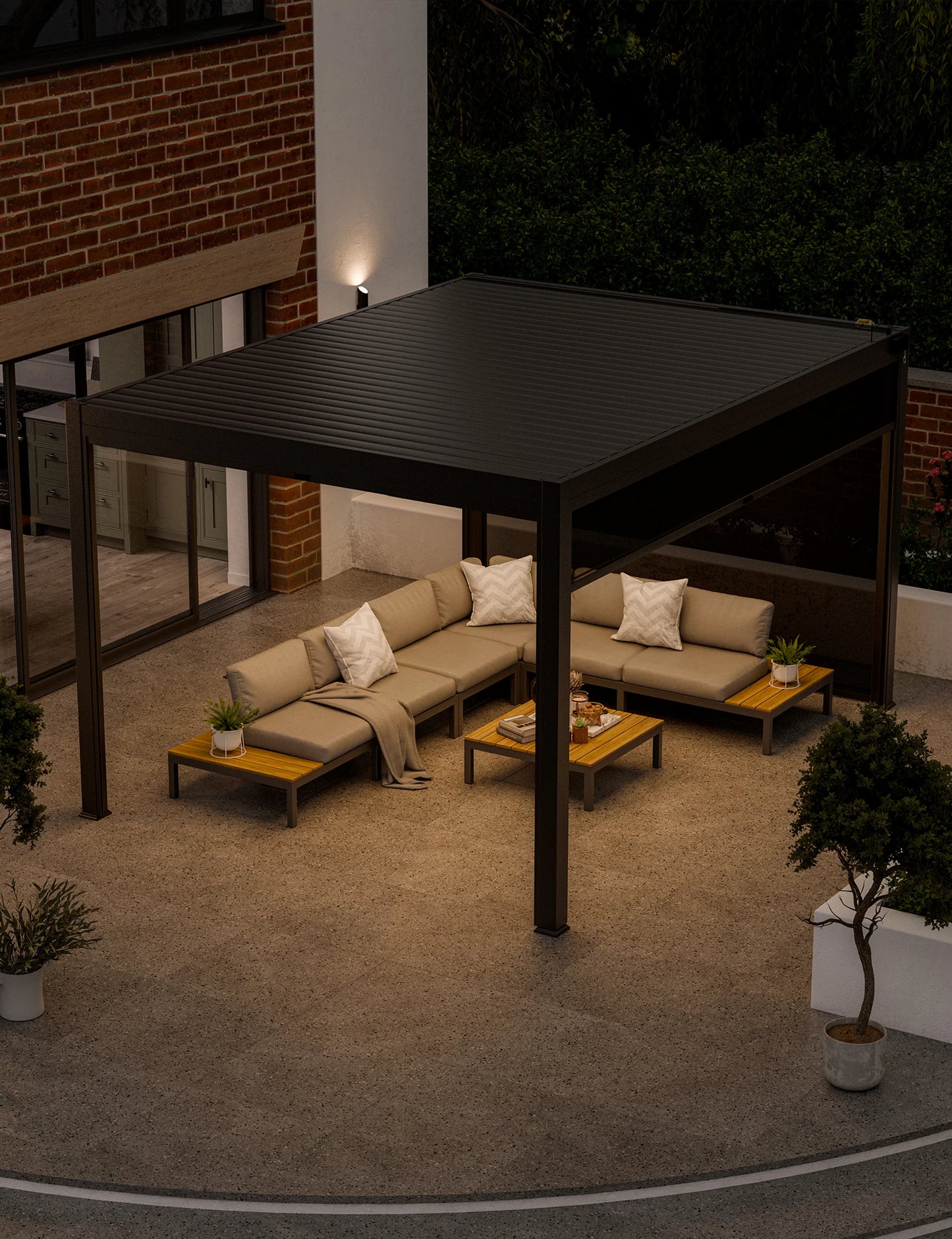 Sparta Solar Pergola 4x3m
