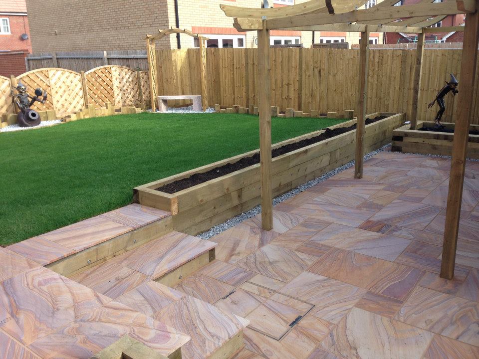Rainbow Indian Sandstone Paving - Paving Shopper