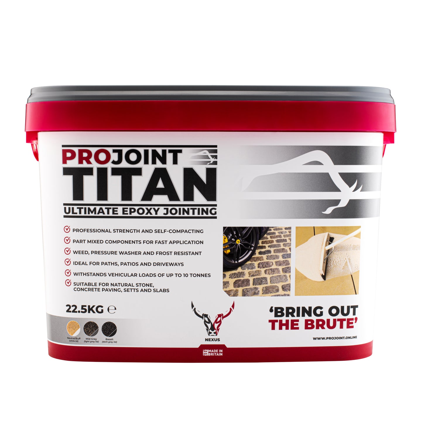 Titan - Epoxy Jointing Compound - Mid Grey - Paving Shopper