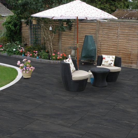 Anthracite Dark Porcelain Paving - Paving Shopper