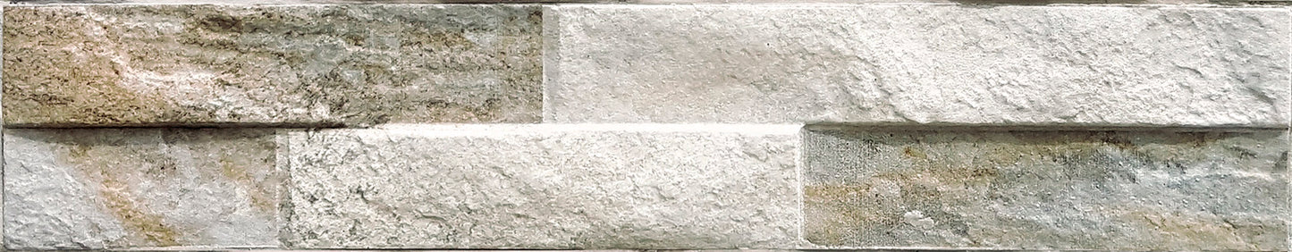 Italian Porcelain Walling / Cladding - Rock Green 385mm x 75mm