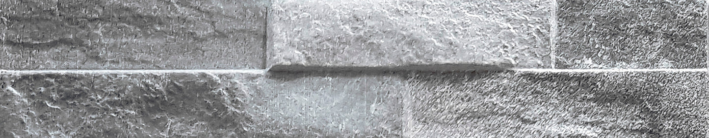 Italian Porcelain Walling / Cladding - Rock Grey 385mm x 75mm