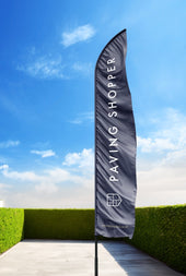 Our Custom Feather Flag From Banner World