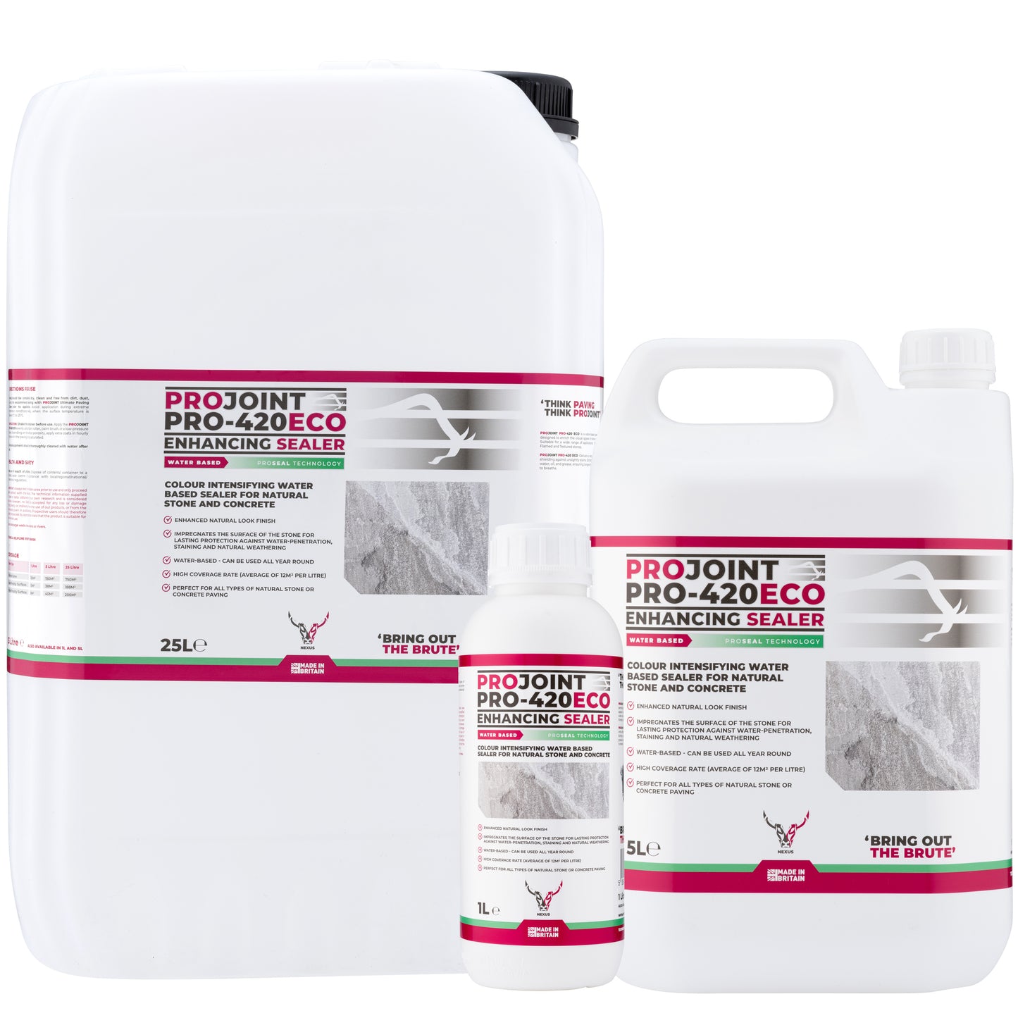 PRO-420ECO - Water Based Paving Sealer - Colour Intensifier