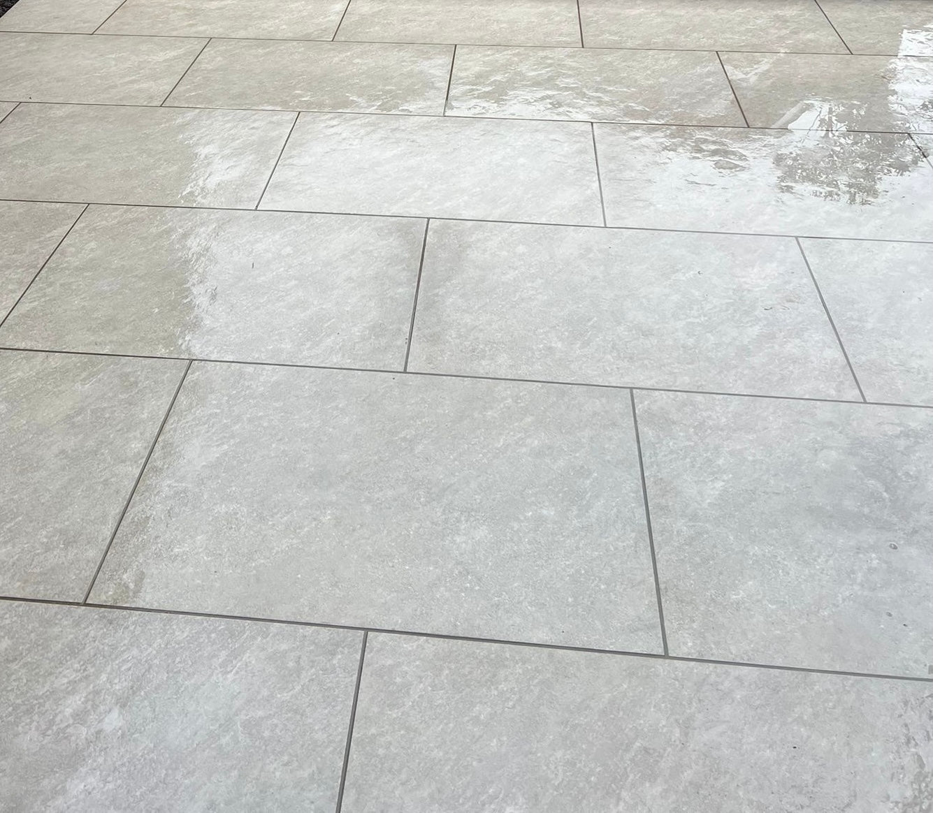 Ethan Mason Flint Grey Porcelain 900 x 600 Paving Slabs