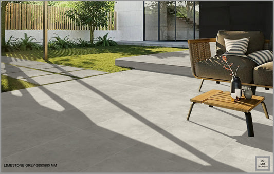 Limestone Grey Porcelain 900x600