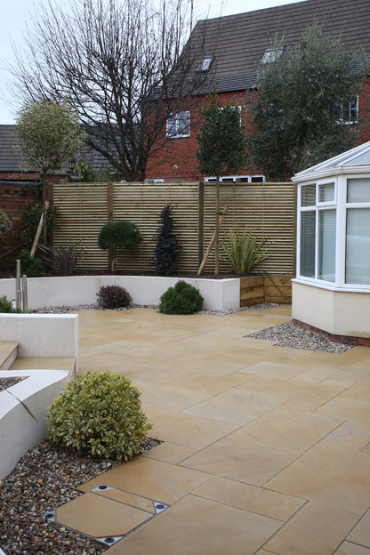 Ethan Mason Dune Smooth Indian Sandstone Patio Kit