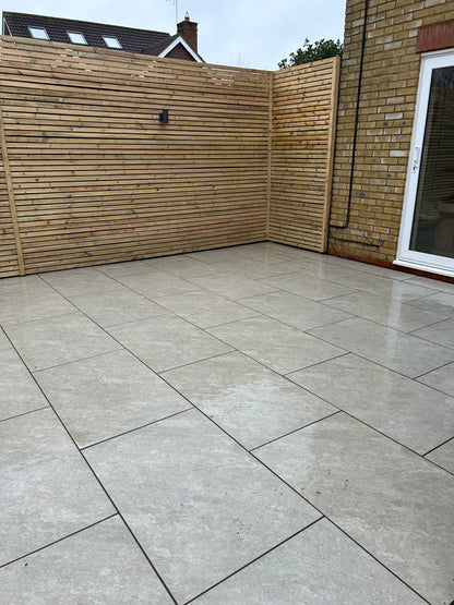 Ethan Mason Flint Grey Porcelain 900 x 600 Paving Slabs