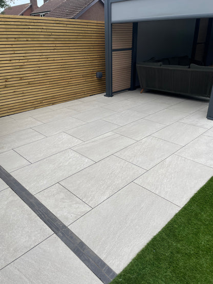 Everest Pearl Porcelain 900 x 600 Paving Slabs