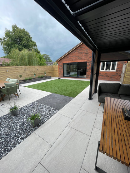 Everest Pearl Porcelain 900 x 600 Paving Slabs
