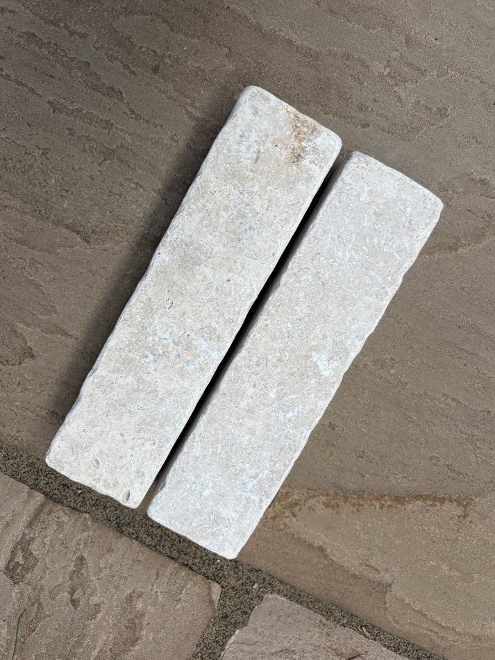 Egyptian Limestone Honed & Tumbled Pavers 200x50x40mm 9m2 – Paving Shopper