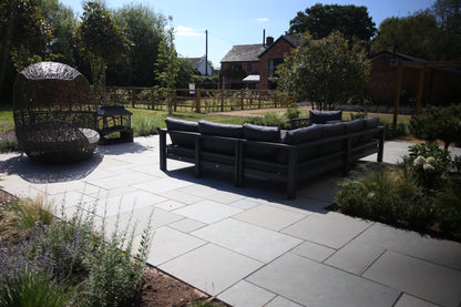 Ethan Mason Blue Sawn-Edge Limestone Paving Patio Kit