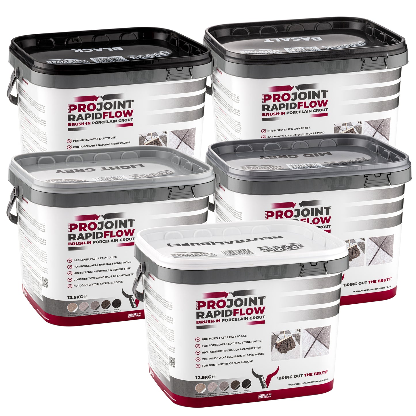 Rapidflow - Brush-In Jointing Compound - Light Grey