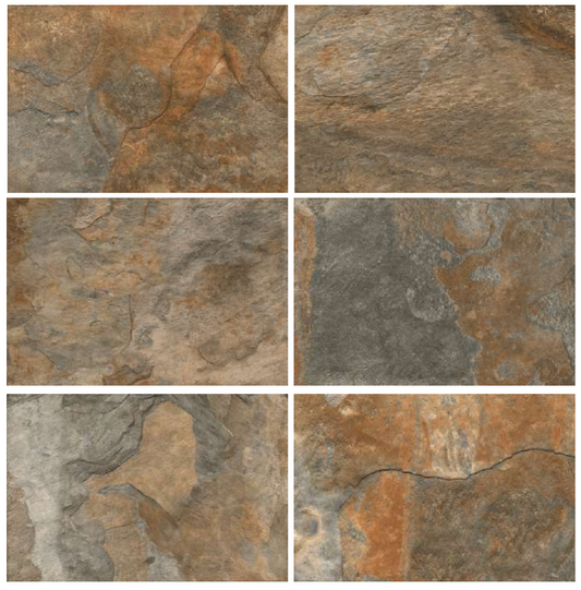 Copper Slate Porcelain 900 x 600 Paving Slabs