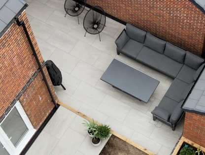 Kandla Grey Porcelain 900 x 600 Paving Slabs