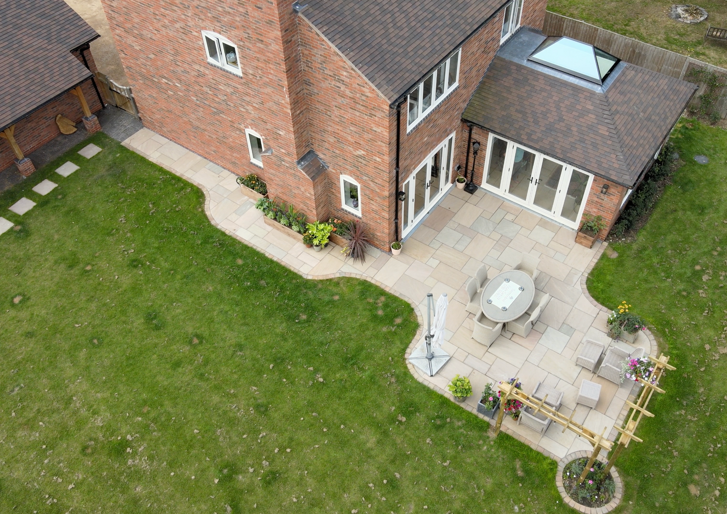 Raj Green Indian Sandstone Patio Kit