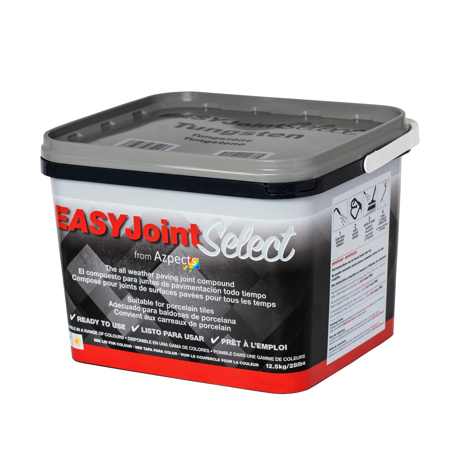 Azpects Easyjoint Select-Tungsten 12.5kg - Paving Shopper