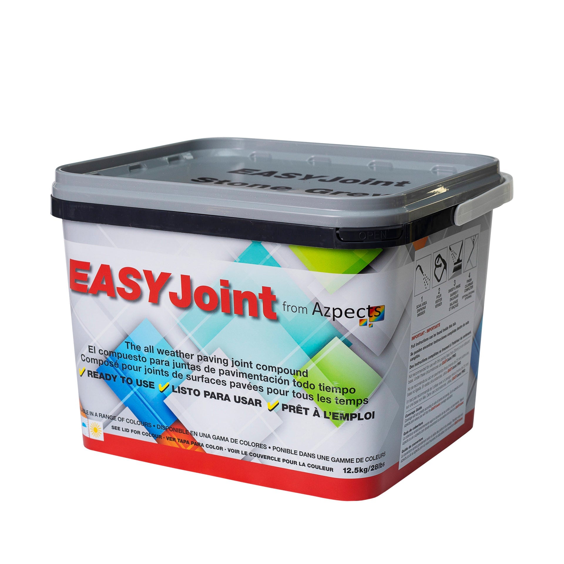 Azpects Easyjoint-Stone Grey 12.5kg - Paving Shopper