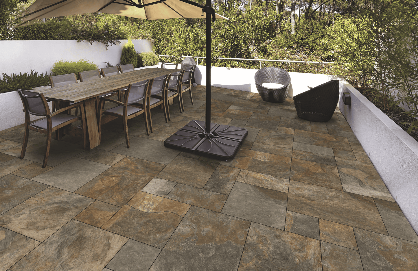 Copper Slate Porcelain Paving - Paving Shopper