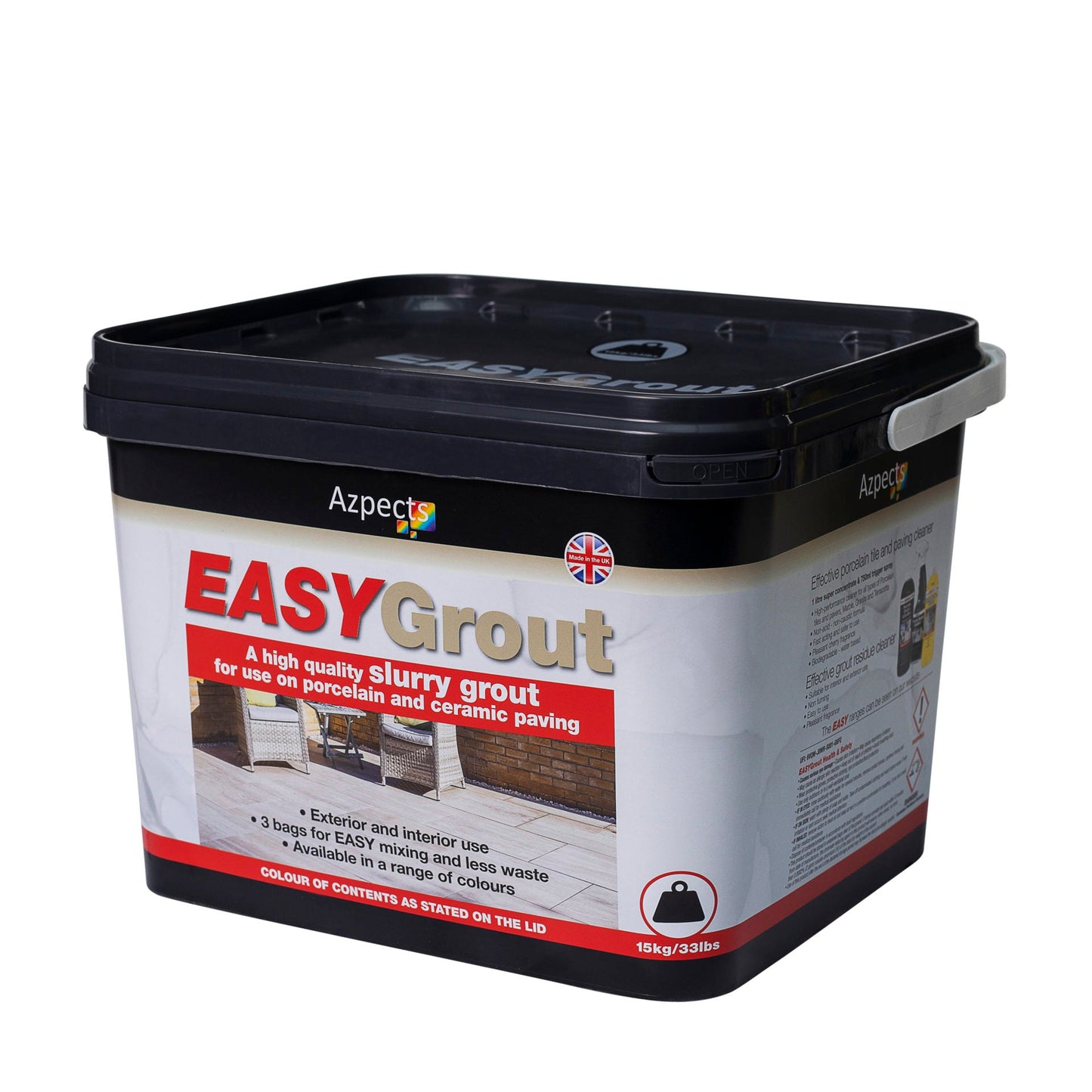 EasyGrout-Grafito 15kg - Paving Shopper