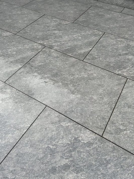 Ethan Mason Ash Grey Porcelain Paving - Paving Shopper