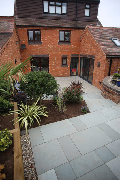 Ethan Mason Blue Sawn-Edge Limestone Paving - Paving Shopper