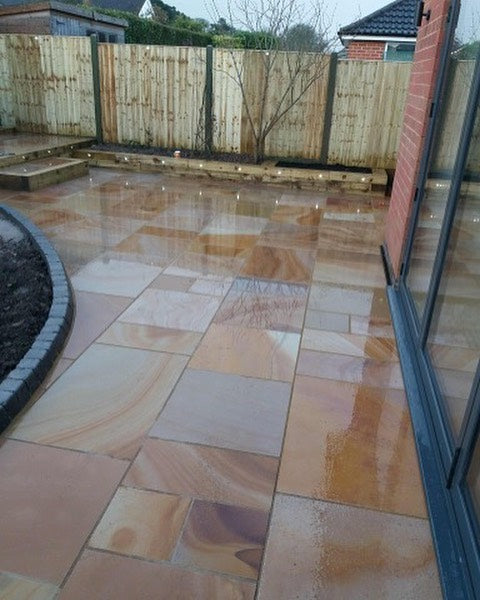 Ethan Mason Gurdha Smooth Indian Sandstone Paving - Paving Shopper