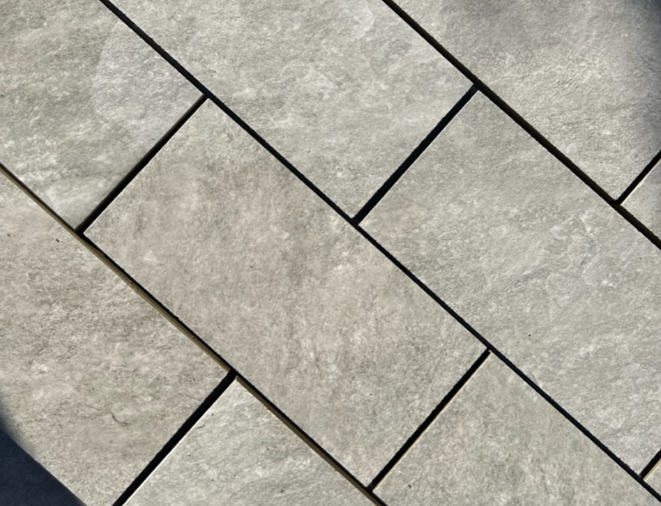 Flint Grey Porcelain Setts - Paving Shopper