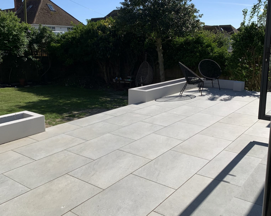 Hammerstone Grey Porcelain Paving - Paving Shopper