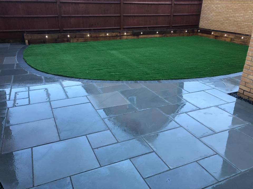 Kandla Grey Smooth Indian Sandstone Paving - Paving Shopper