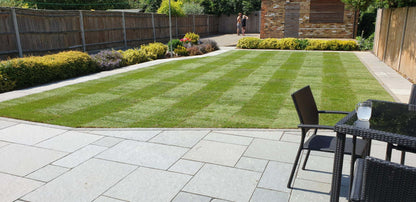 Kota Blue Sawn-Edge Limestone Paving - Paving Shopper